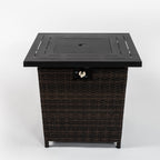 Black Brown patio heater — lifestyle view