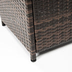 Black Brown patio heater — close-up detail