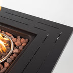 Black Brown patio heater — additional view