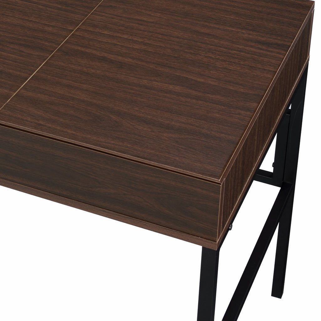 Oak writing desk — lifestyle view