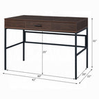Oak writing desk — additional view