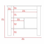 White kitchen island — lifestyle view