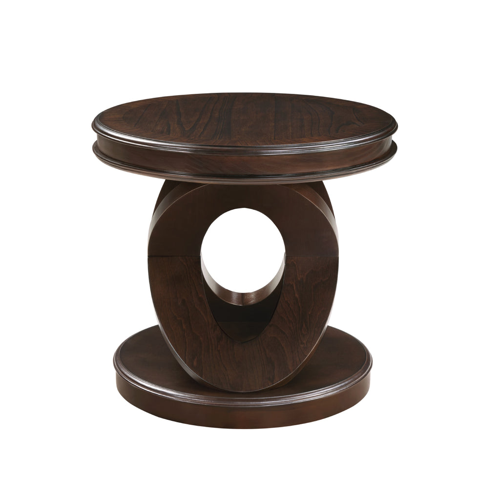 Espresso side table — additional view