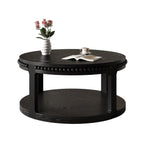 Black coffee table — additional view
