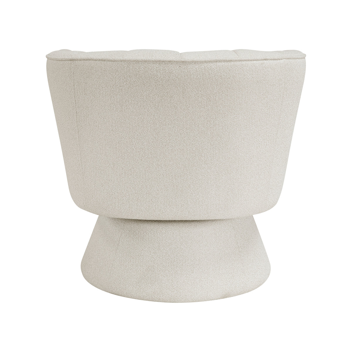 Beige boucle accent chair, additional product photo