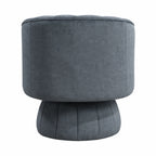 Dark Gray barrel accent chair — close-up detail