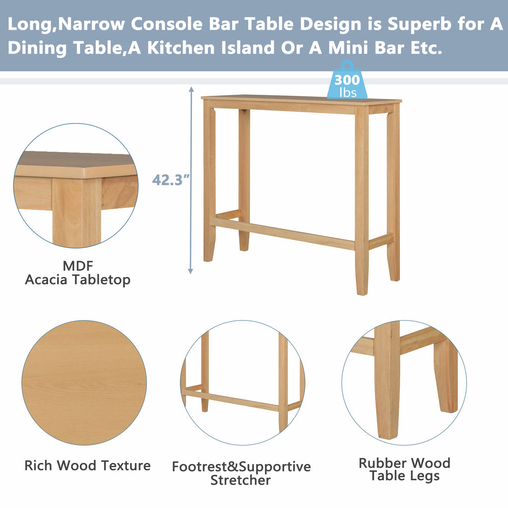 Natural dining set — lifestyle view