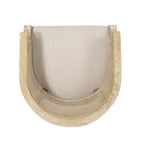 Beige accent chair — additional view