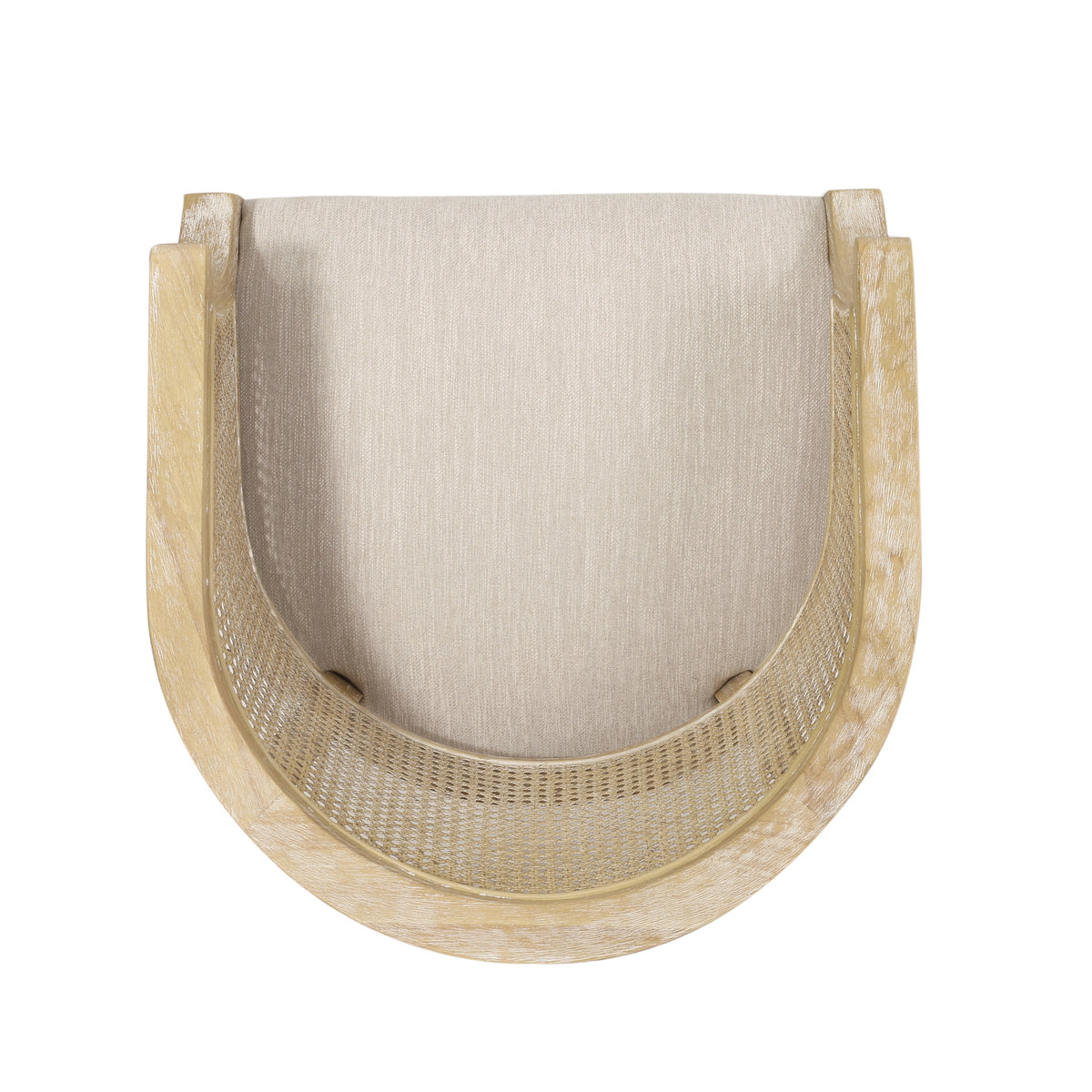 Beige accent chair — additional view