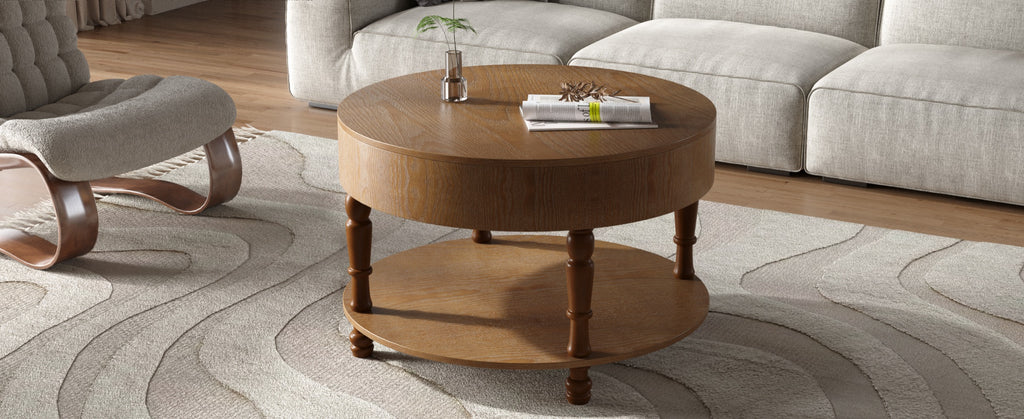 Walnut Brown coffee table — additional view