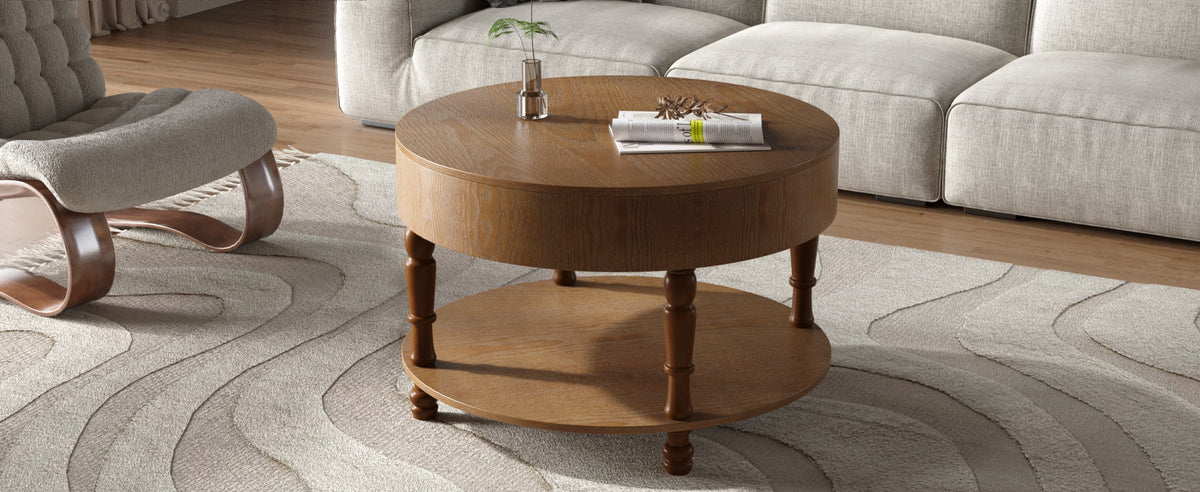 Walnut Brown coffee table — additional view