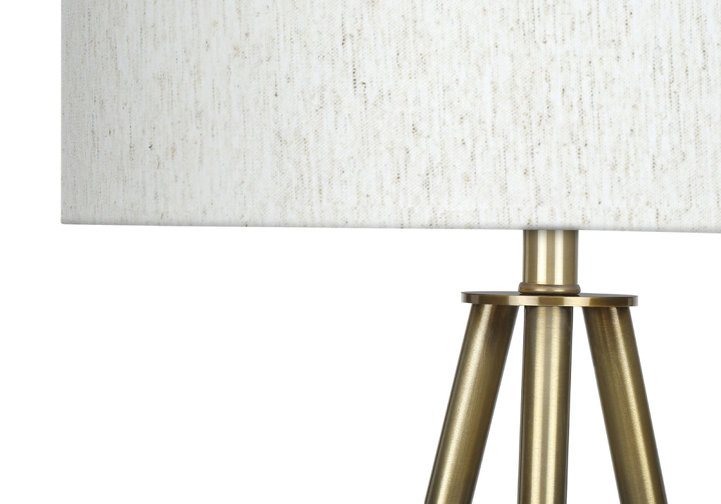Ivory floor lamp — side view