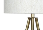 Ivory floor lamp — side view