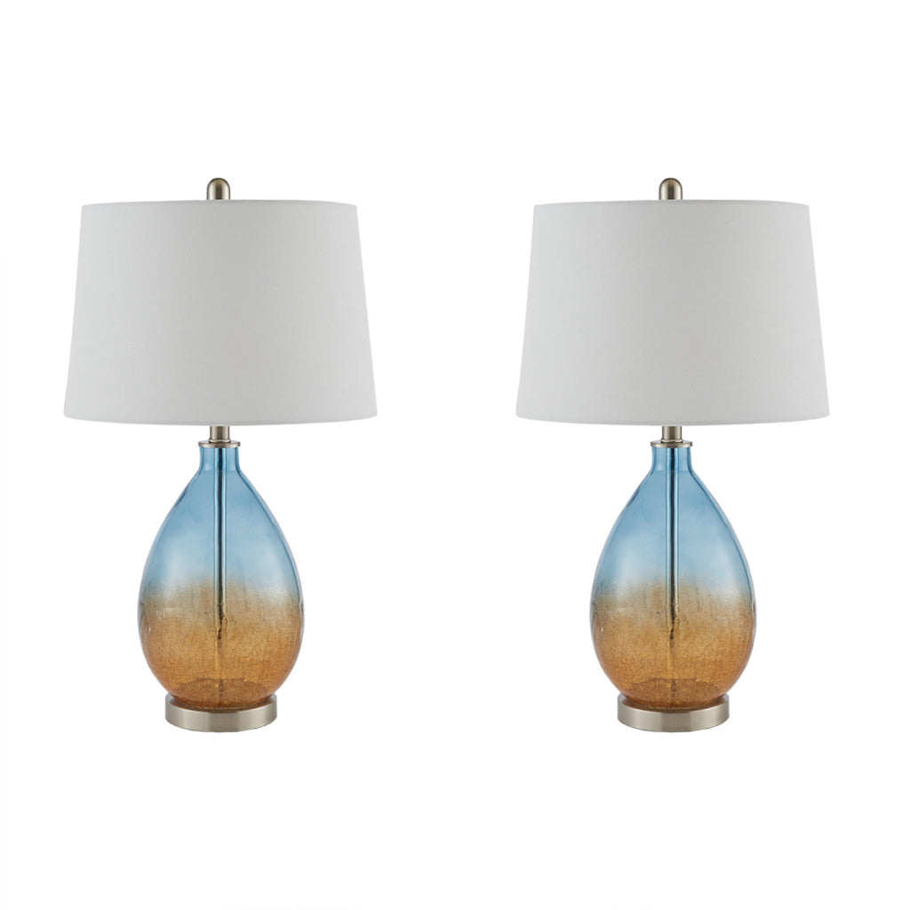 Ombre glass table lamp — additional view