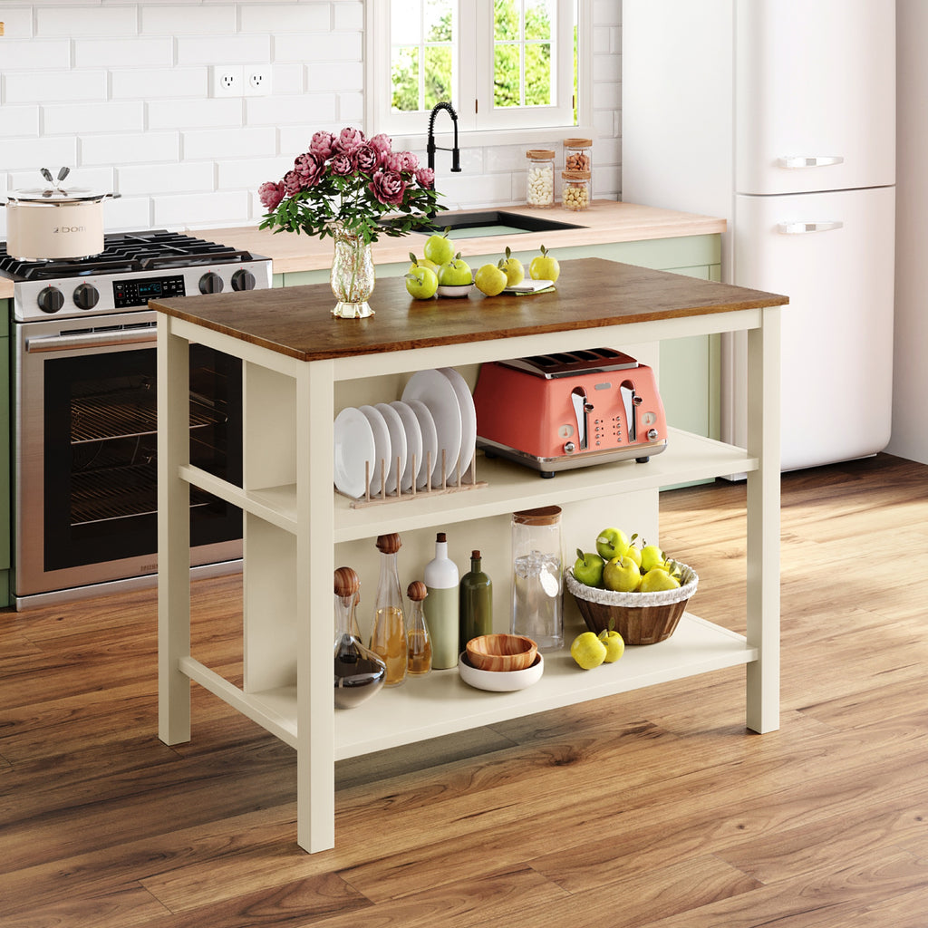 Walnut dining set — in-use view