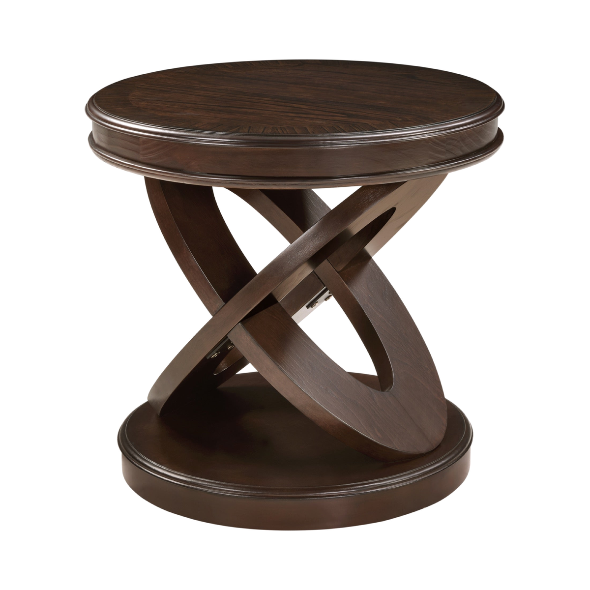 Espresso Side Table on white background